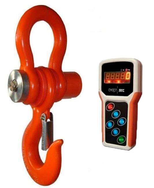 Весы крановые электронные ВКД 3т с инд. на пульте (встроен. аккум.) + поверка