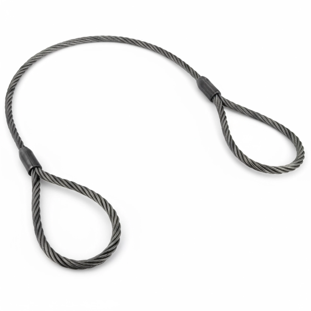 Строп канатный петлевой УСК1, СКП-10т 4м (опрессовка)