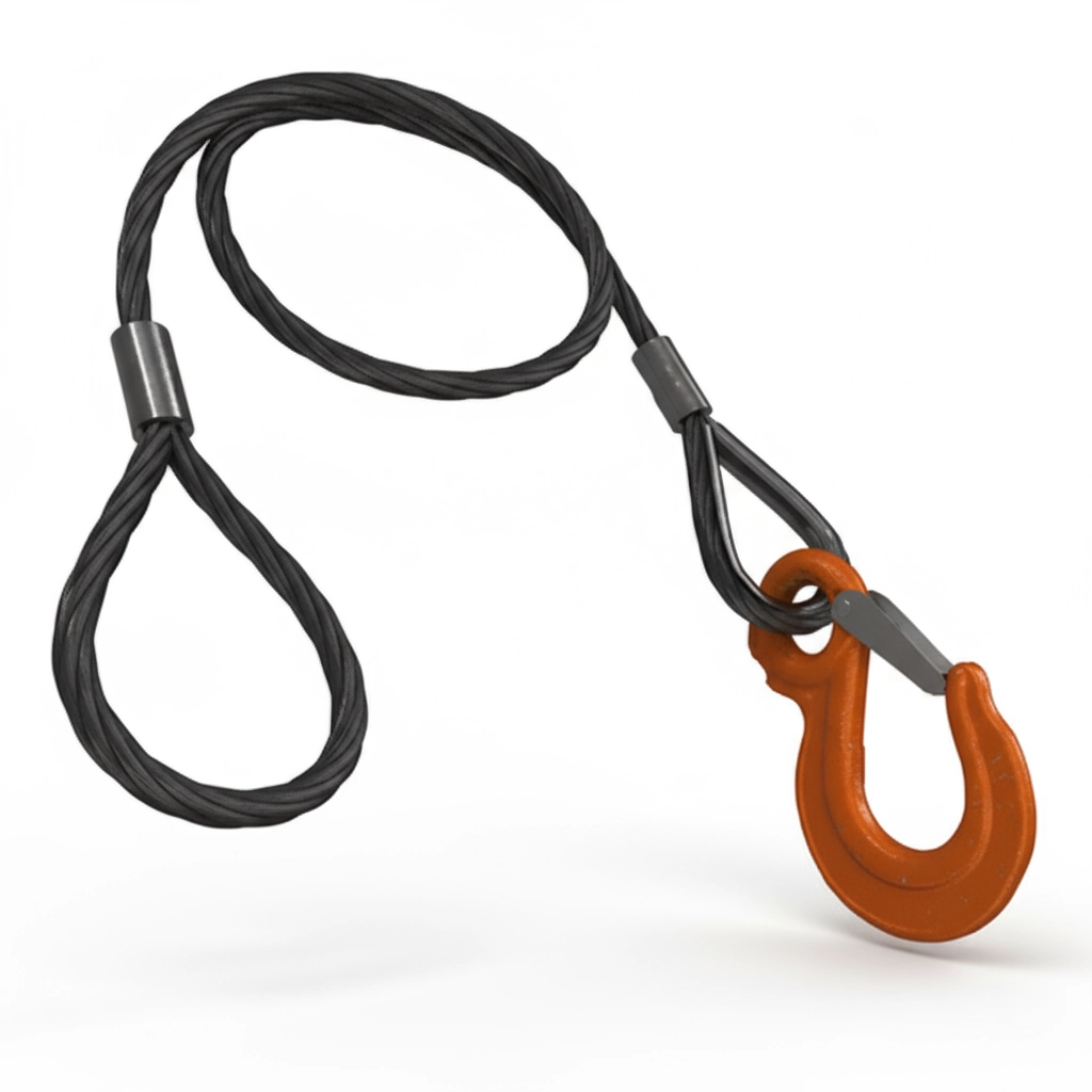 Строп канатный одноветвевой 1СК-6.3т 5м (опрессовка)